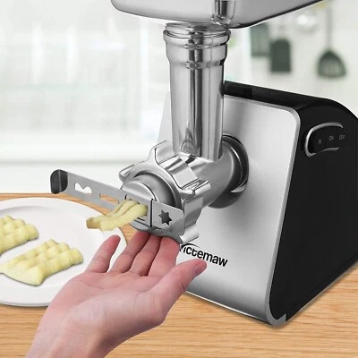 2 in 1 Elektrischer Fleischwolf Edelstahl Wurstfüller Wurstmaschine 2000W NEU - Bild 1 von 4