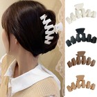 Women Large Hair Claw Clips Lady Casual Big Barrette Crab Clamp Hair Accessories