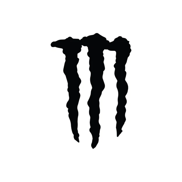 Monster Energy, Black Vinyl Die Cut Sticker