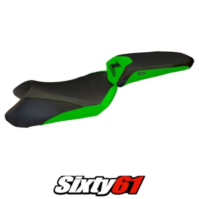 Capa de Assento Kawasaki Ninja 1000 2011-2013 2014 2015 2016 Tappezzeria Verde Preto - Imagem 1 de 4