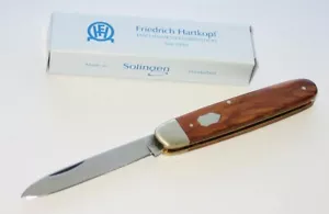 Friedrich Hartkopf Taschenmesser 1-tlg. Olivenholz mit Gravurplatte Neu - Bild 1 von 3