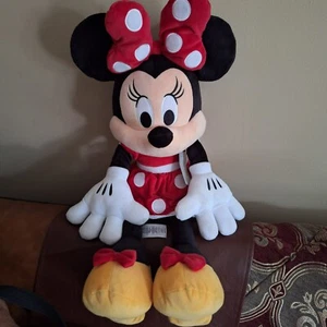 Brand New - MINNIE MOUSE DISNEY STORE AUTHENTIC LARGE PLUSH 26" X-LARGE - NWT - Picture 1 of 2