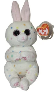 Ty Beanie Bellies - MERINGUE Easter Bunny Rabbit (6 Inch) NEW Stuffed Animal Toy - Picture 1 of 8