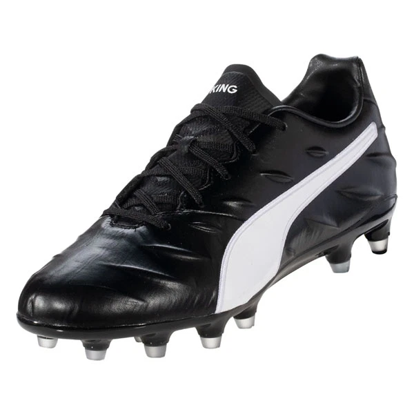 PUMA Mens King Pro 21 Black/White Soccer Cleats Size 9 (2601128)