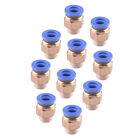 10x 10mm Tube Push in Fitting 1/4" Air Pneumatic Connector Fitting Adapter New