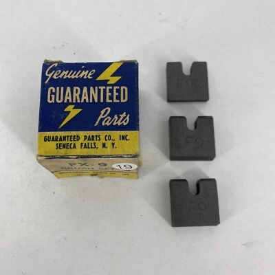 Guaranteed Parts FX-9 Alternator Brush Set V12 Models of 36-39 Lincoln & Mercury - Image 1 of 4