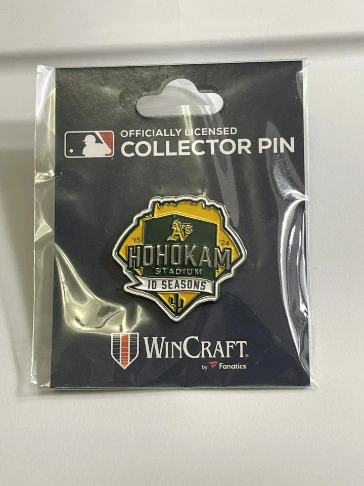 2024 Oakland Athletics A's Hohokam Stadium 10 Seasons Spring Training Pin - Image 1 of 1