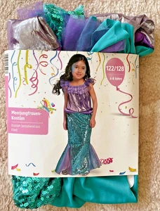 Meerjungfrauenkostüm, Gr. 122/128  neu, in OVP, Fasching, Karneval, Halloween - Bild 1 von 2