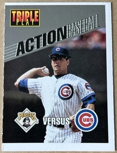 RYNE SANDBERG 1993 LEAF TRIPLE PLAY ACTION B-BALL BOOKLET #4 NM-MT Condition - Picture 1 of 3