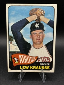 1965 Topps - Lew Krausse #462 - Kansas City Athletics - Foto 1 di 6