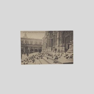 Bologna San Petronio Piazza Vittorio Emanuele cartolina d'epoca VG - Bild 1 von 2