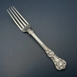 Tiffany English King Sterling Silver 7 1/2" Dinner Fork - Mono - Picture 1 of 4