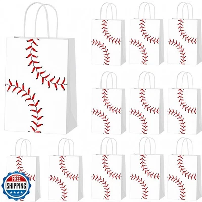 Bolsas de regalo de béisbol Küchera para niños - Paquete de 12 favoritos de fiesta temática deportiva de béisbol Foto 1 de 4
