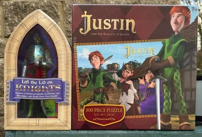 Lift the Lid on Knights + Justin 300 Piece Jigsaw - New & Sealed - Image 1 of 2