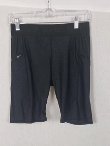 Pantalones Cortos de Compresión Actively Negros para Mujer L Negros Bolsillos con Cremallera Rendimiento - Imagen 1 de 8