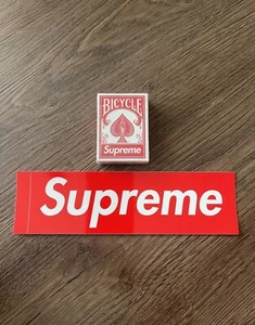 ๐ฅ Supreme Bicycle Mini Playing Cards BRAND NEW SEALED x1๐ฅ FW21 Poker - Picture 1 of 4