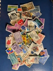60 fine used American stamps mixed, dollar price, discount shipping! - Picture 1 of 1