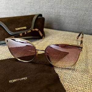 TOM FORD Damen Sonnenbrille mit Etui gebraucht - Bild 1 von 16