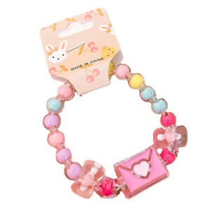 Bracelet dessin animé pour enfants couleur gelée bracelet perles joli bracelet bijoux