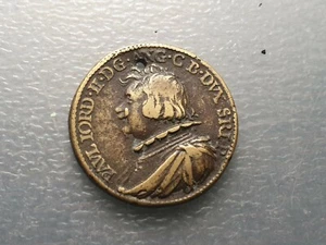 ITALIA MEDALLA (1655) PAOLO GIORDANO ORSINI DUQUE BRACCIANO AGUJERO 26 mm ESCASA - Imagen 1 de 2