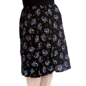 WOMENS LADIES ELASTIC WAIST SKIRT PLUS SIZE ALINE - Picture 1 of 46