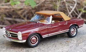 1:18 for Norev for Mercedes for Benz for 230SL 1963 Convertible with Top red - Picture 1 of 11