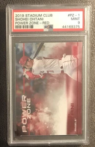 2019 Stadium Club Shohei Ohtani Power Zone Red PZ-1 - PSA 9 - Picture 1 of 2