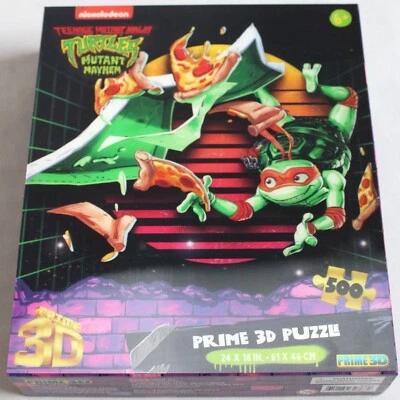 Rompecabezas 3D Teenage Mutant Ninja Turtles Prime Pizza Mutant Mayhem 500 piezas 32768 Foto 1 de 3