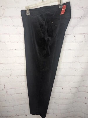 Avenue Women's Black Corduroy Pants Stretch Size 18 - Image 1 of 4