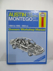 Haynes - Austin Montego MG & Vanden Plas - 1984-92 - Owners Workshop Manual 684 - Picture 1 of 7