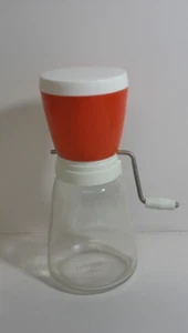 Molinillo de nueces naranja quemada vintage de los años 50 de Federal Houseware funciona y se ve muy bien - Imagen 1 de 3