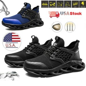Mens Waterproof Indestructible Work Boots Sports Steel Toe Safety Shoes Sneakers