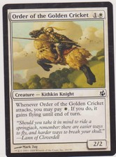 ORDER OF THE GOLDEN CRICKET X1 MTG MAGIC GATHERING N-MINT MORNINGTIDE US3