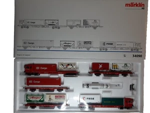 Märklin H0 34090 Delta-Digital "Cargo Sprinter" Zug der DB mit OVP und Zubehör  - Bild 1 von 24