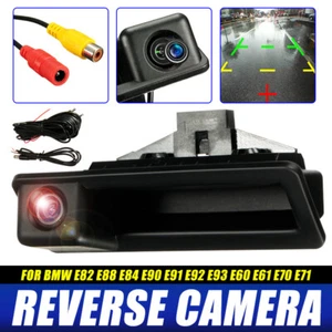 Car Reverse Camera Rear View For BMW E60 E82 E90 Trunk Handle CCD Backup Cams - Picture 1 of 12