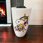 Snoopy Woodstock Christmas Lights Ceramic Coffee Tumbler Peanuts