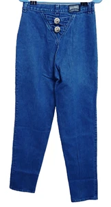 Vintage 90s Roughrider By Circle T Bareback Dk Blue Western Denim Jeans 13/14 - Bild 1 von 6