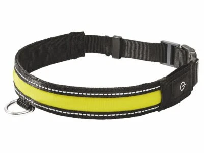 ZOOFARI Hundehalsband LED Blinkende Lichter Band für mit USB-Adapter Gr. S-L