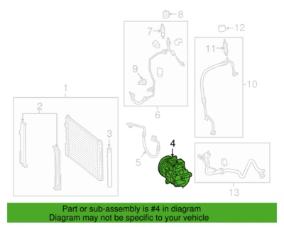 Mercedes Benz Genuine GLA 45 AMG GLA 250 14-20 Compressor Assembly 000830570280 - Image 1 of 3