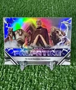 2024 Topps Cromo Star Wars Rise Of Palpatine Darth Sidious RP6 Refractor Plata - Imagen 1 de 2