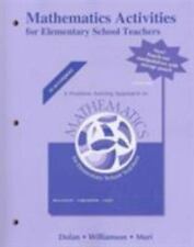 Mathematics Activities for Elementary School Teachers, Problem Solving.