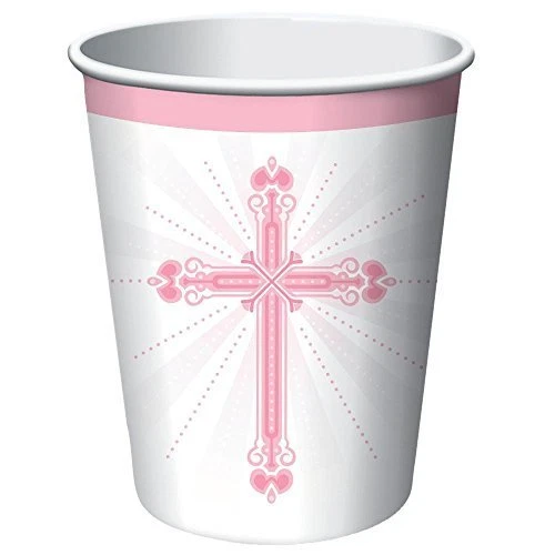 18-Count Blessings Pink Hot or Cold Beverage Cups, 18 Count - Image 1 of 1