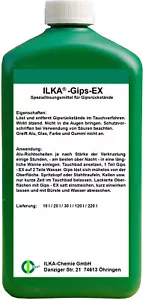 ILKA Gips-Ex Speziallösungsmittel für Gipsrückstände Werkzeugreiniger 1 Liter - Photo 1/1