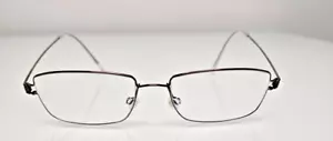 LINDBERG AIR TITANIUM ALEX COL. PU12 BROWN AUTHENTIC EYEGLASSES 46-15-135 - Picture 1 of 5