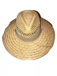 Dorfman Pacific Company Strohhut ~ beige Wickeloptik ~ authentisch TSC388 - Bild 1 von 12