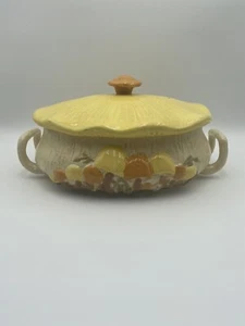 Vintage ARNEL’S Keramik Pilz Design bedeckt Auflaufform Suppenterrine - Bild 1 von 7