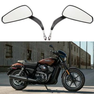 US Motorcycle Rearview Mirrors For Harley Davidson Street 750 Road Glide Toring - Picture 1 of 9