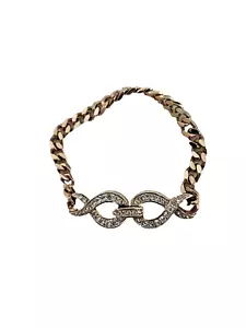 Vintage Panetta goldton Strass Link Armband - Bild 1 von 3
