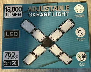 LED Garage Light Super Bright Ceiling Light-Deformable 15,000 Lumens-brand new - Picture 1 of 15