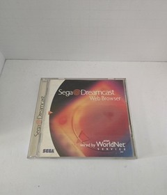 Sega Dreamcast Web Browser & Web Browser 2.0 Orange Blue Disc Set